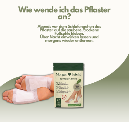 Morgen Leicht Fußpflaster