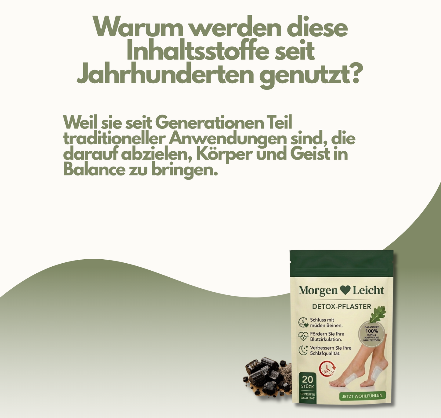 Morgen Leicht Fußpflaster